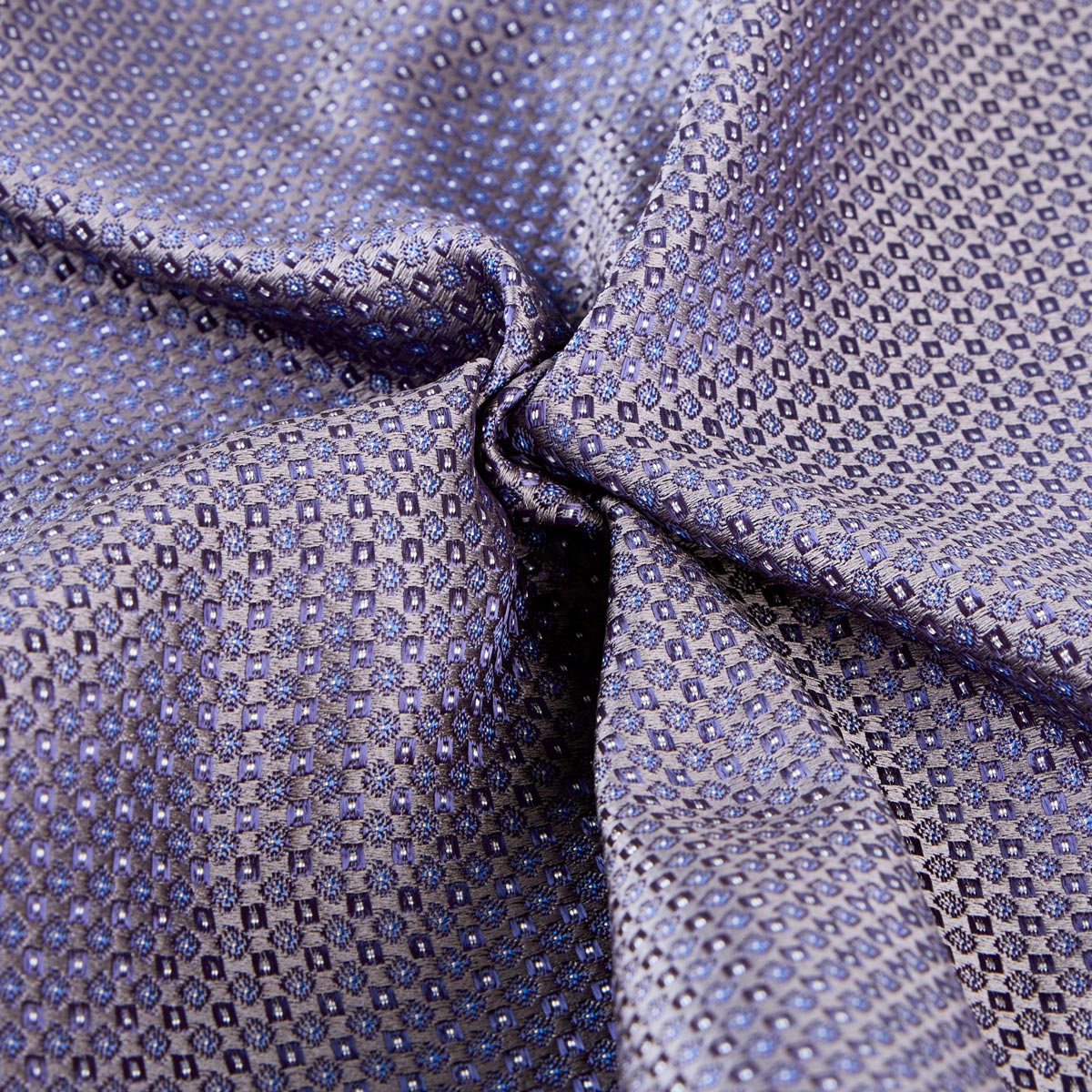 Digel Plastron mit Einstecktuch blau