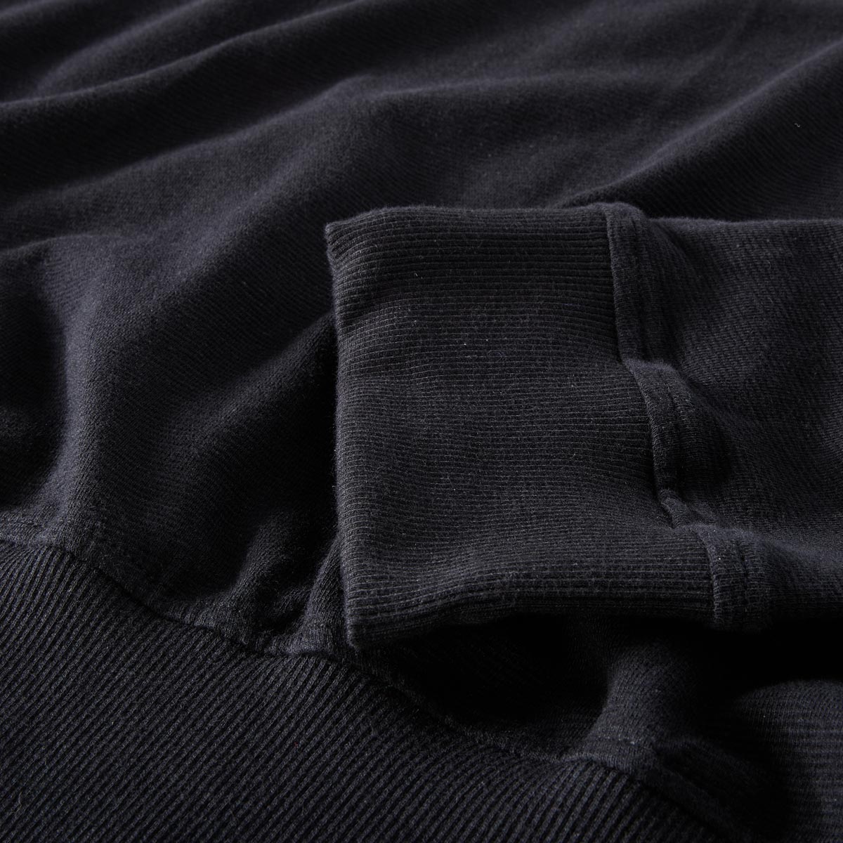 North Sweatshirt mit Label-Print schwarz