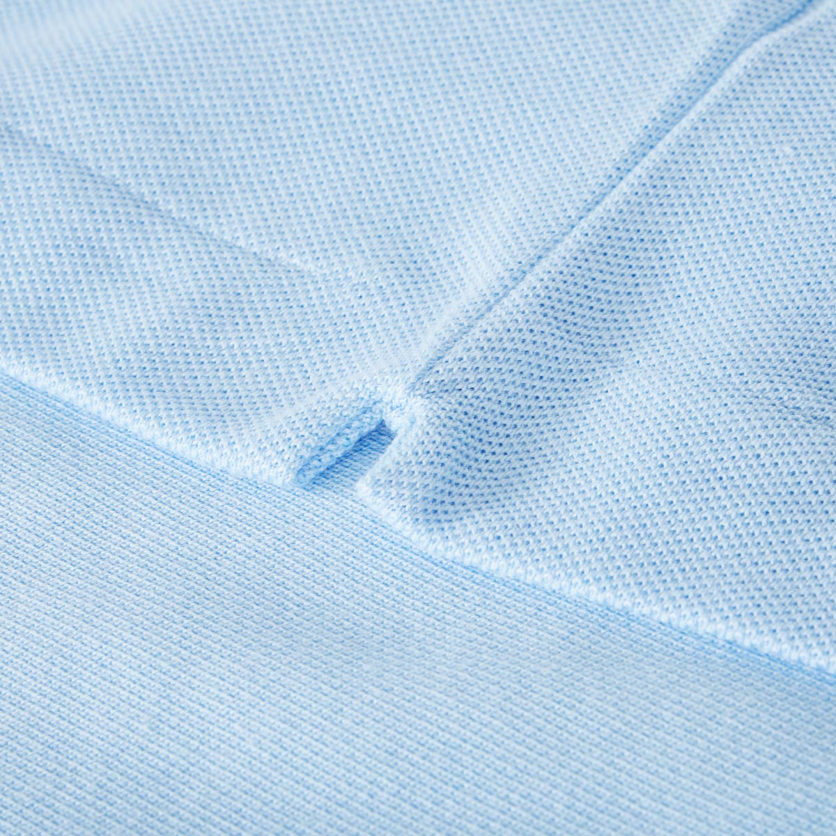 LACOSTE Poloshirt aus Baumwoll-Piqué hellblau