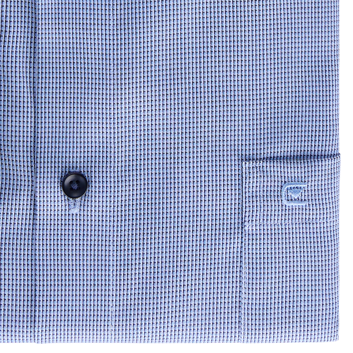 CASA MODA Businesshemd, langarm, bügelfrei jeansblau