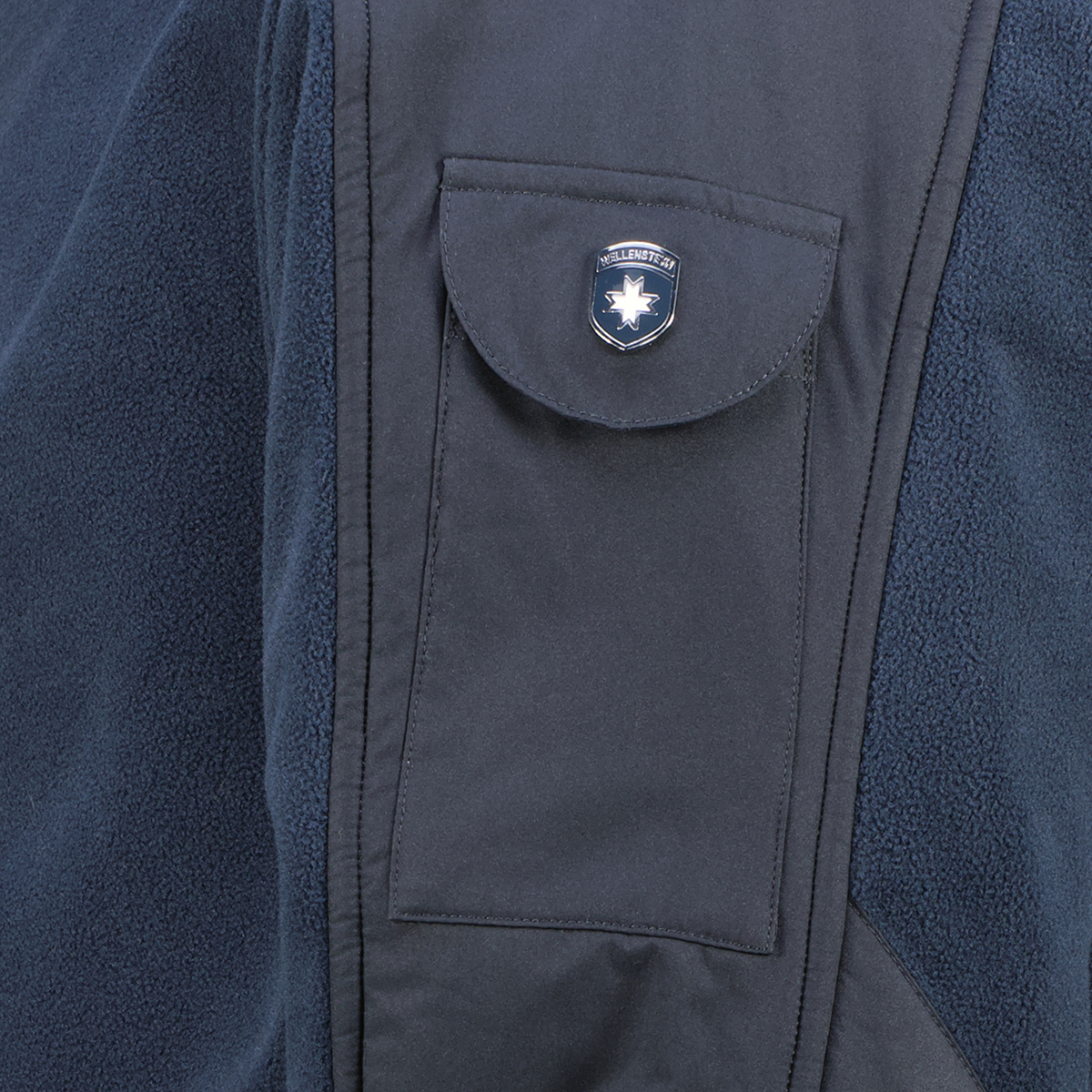 Wellensteyn Fleecejacke "Jet Jacket"  im Materialmix dunkelblau