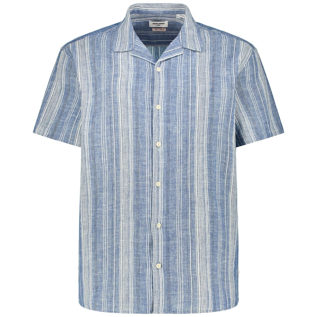 Jack&Jones Freizeithemd Mit Leinen Farbe Blau Größe, 5XL