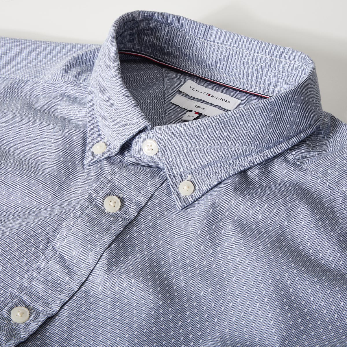 Tommy Hilfiger Freizeithemd aus Baumwolle hellblau