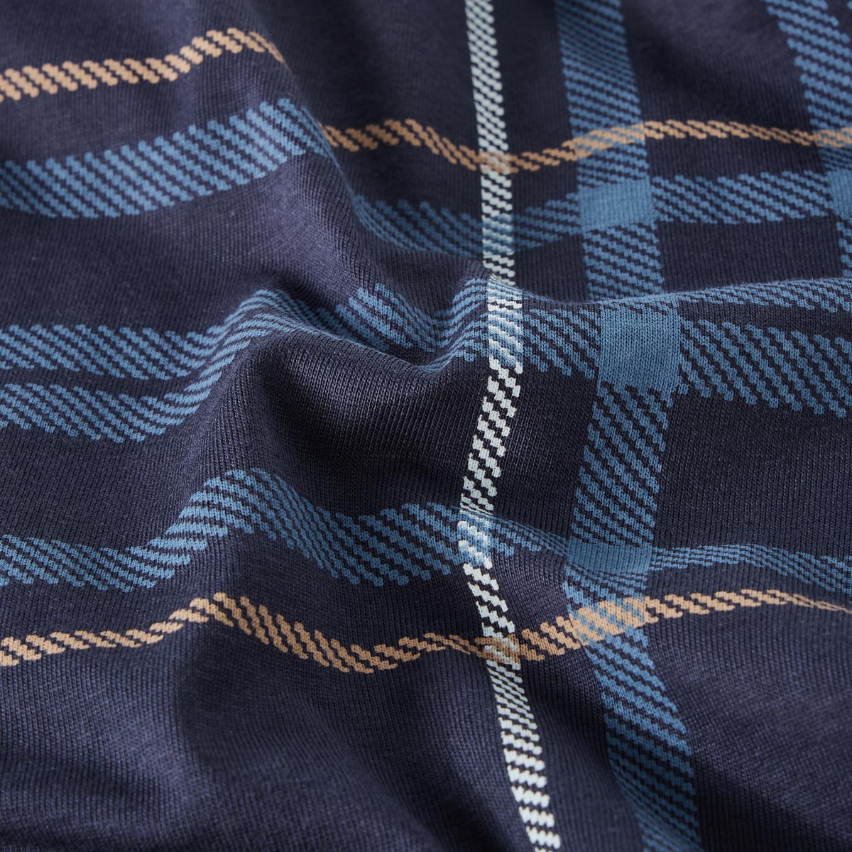 Ceceba Kurze Schlafhose mit elastischem Bund blau