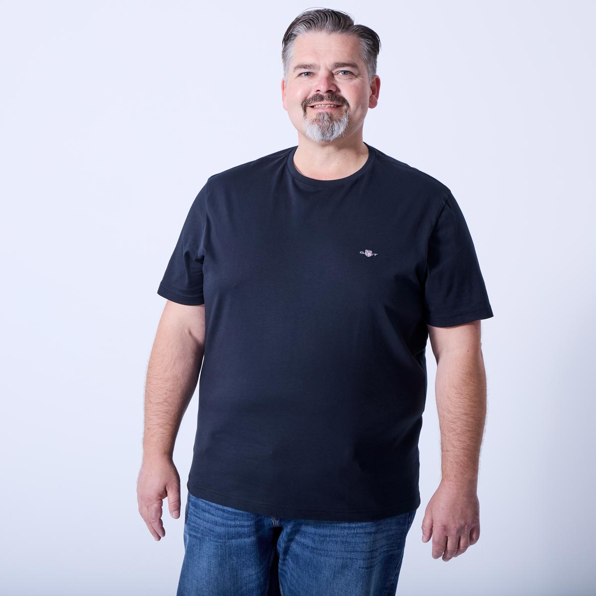 Gant T-Shirt aus Baumwolle dunkelgrün