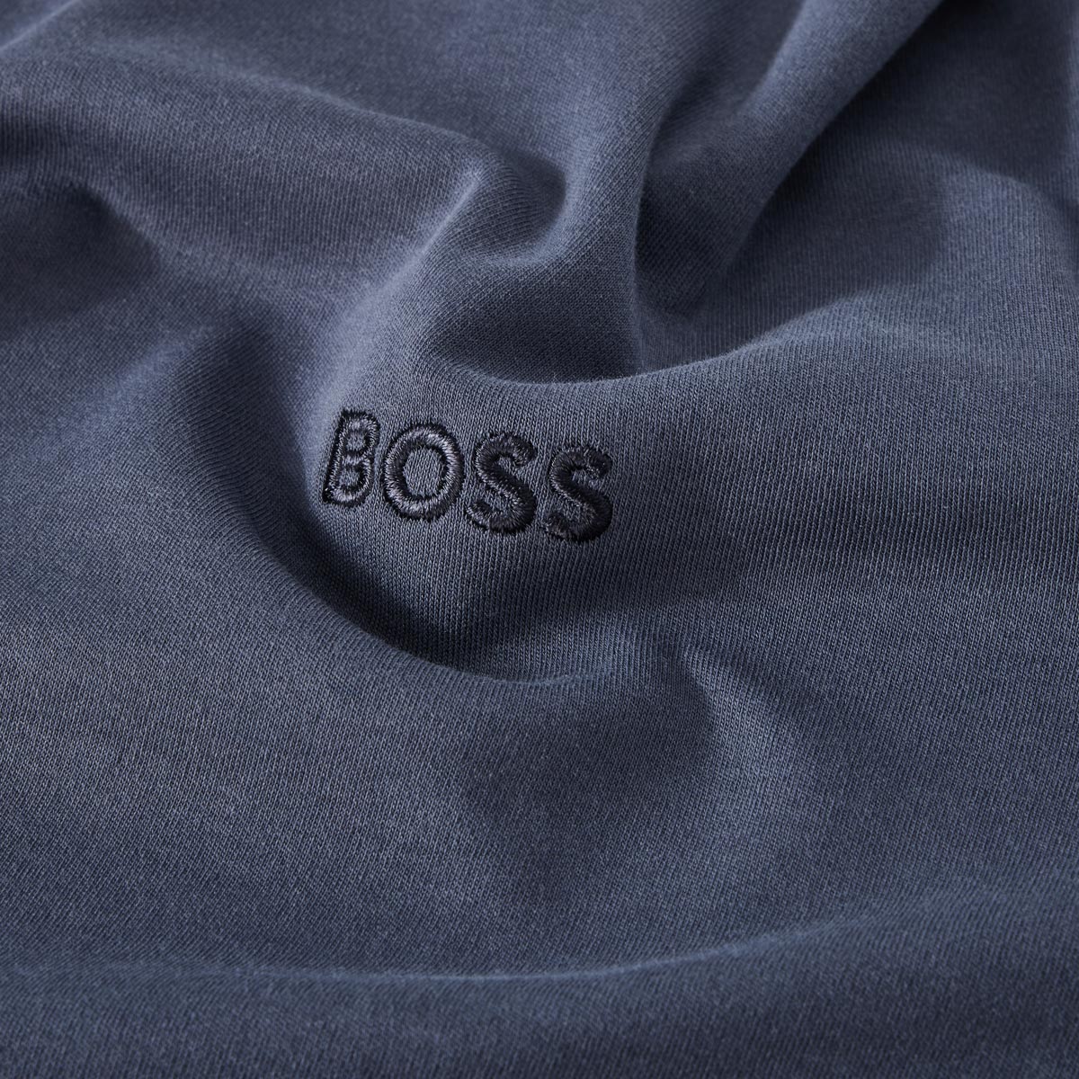 BOSS Basic-Poloshirt dunkelblau