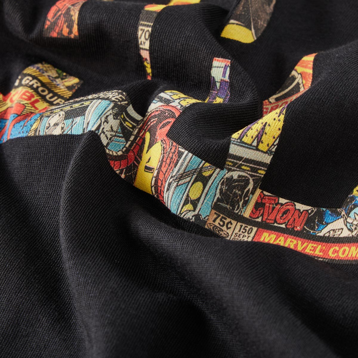 North T-Shirt mit Marvel-Print schwarz