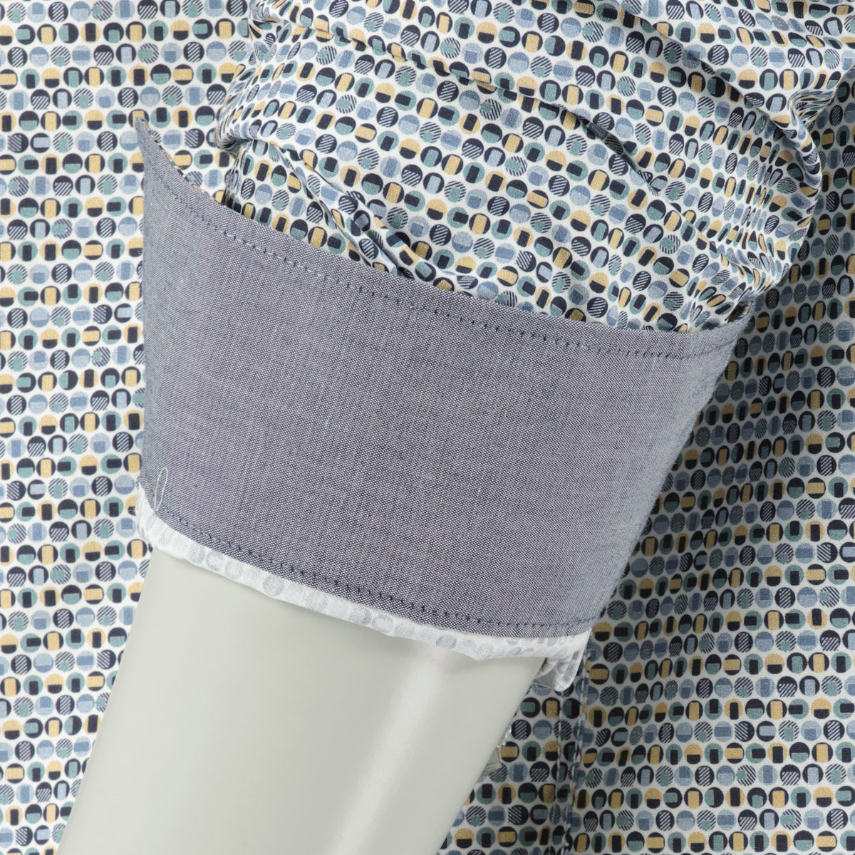 CASA MODA Freizeithemd mit Allover-Print blau