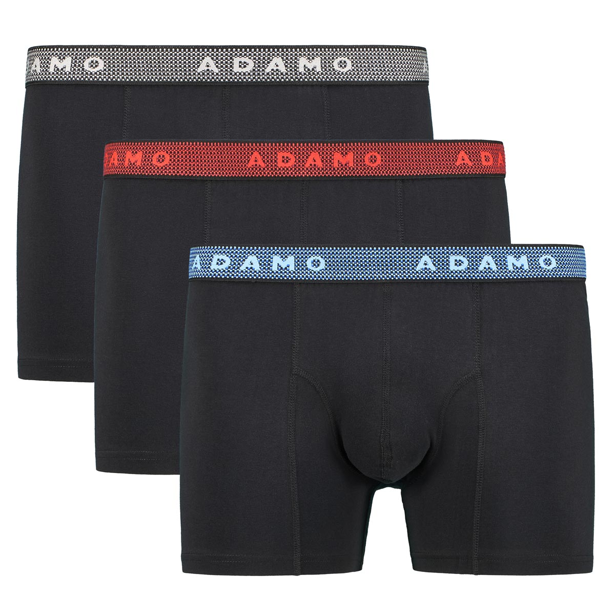 3er-Pack Pants mit Dehnbund und Logo-Schriftzug