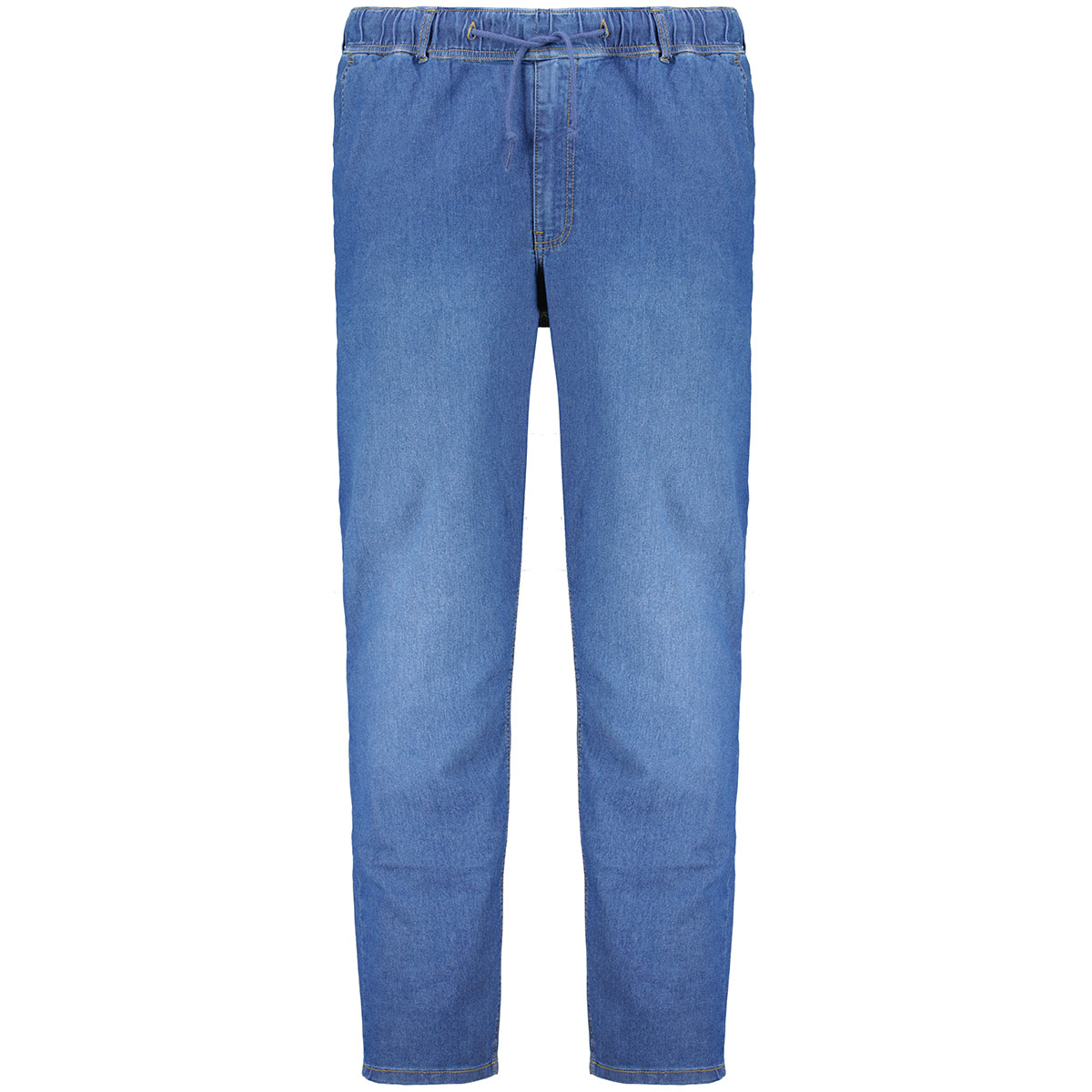 Adamo Schlupfjeans Mit Dehnbund, Regular Fit Farbe Mittelblau Größe, 6XL