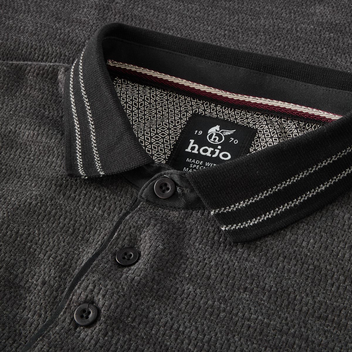 Hajo Poloshirt "Stay Fresh", bügelfrei grau