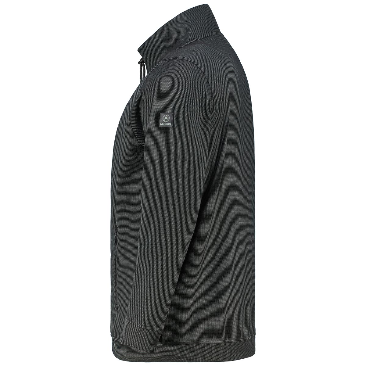 Lerros Sweatjacke aus Baumwolle schwarz