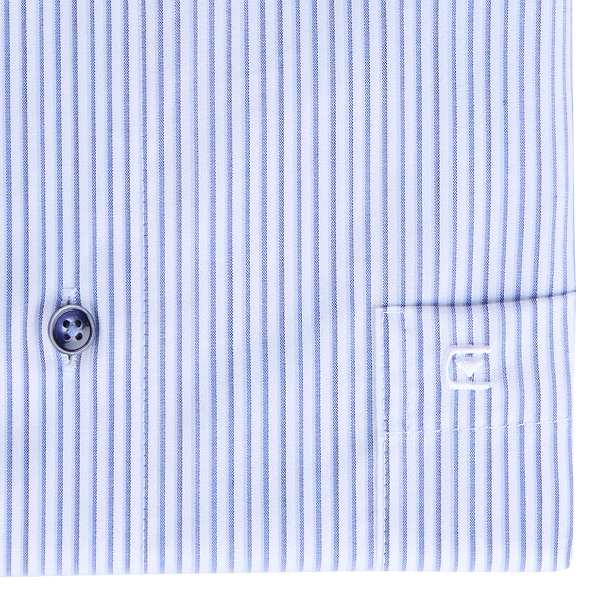 CASA MODA Businesshemd, bügelfrei, langarm blau