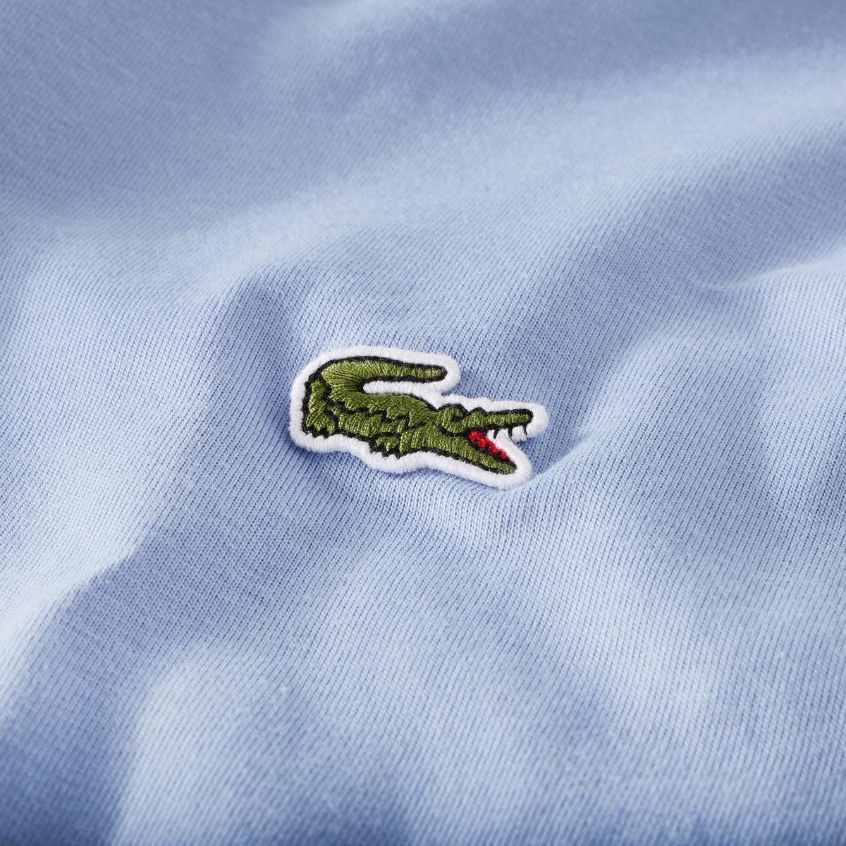 LACOSTE T-Shirt aus Baumwolle hellblau