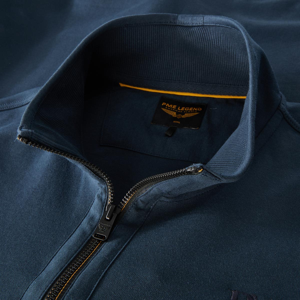 PME LEGEND Sweatshirt mit Stretch dunkelblau