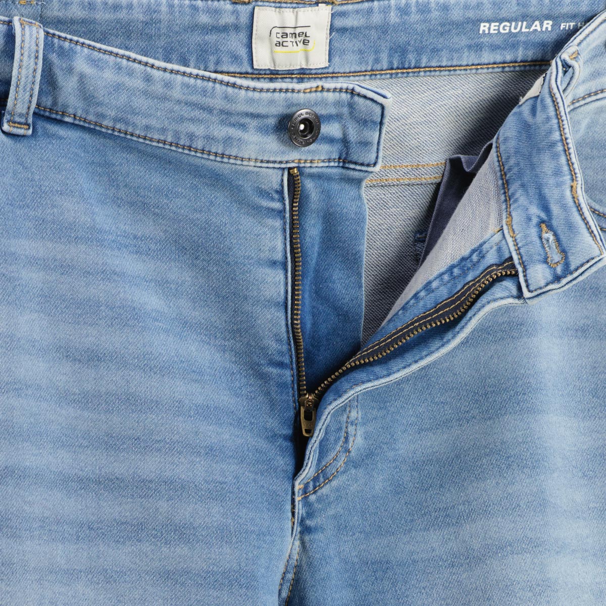 camel active Stretch-Shorts "Houston" blau