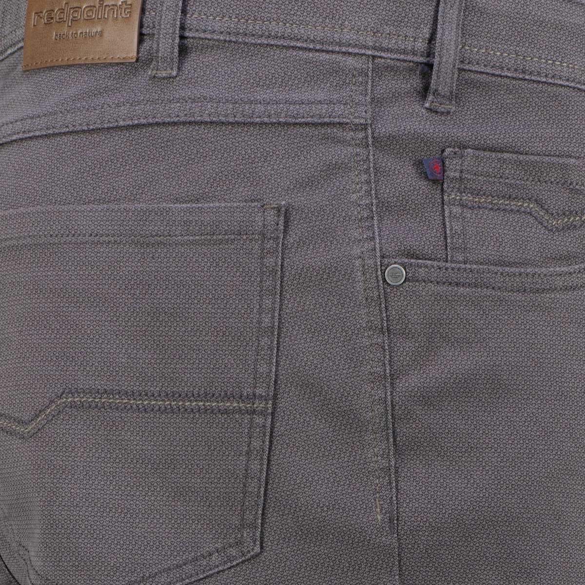 Redpoint Baumwollhose „Milton“ mit Stretch grau