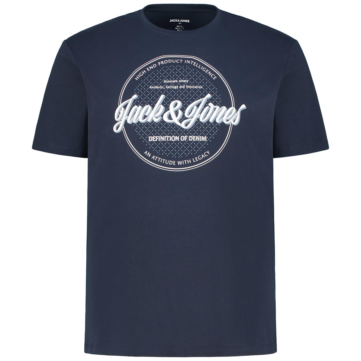 T-Shirt mit Label-Print