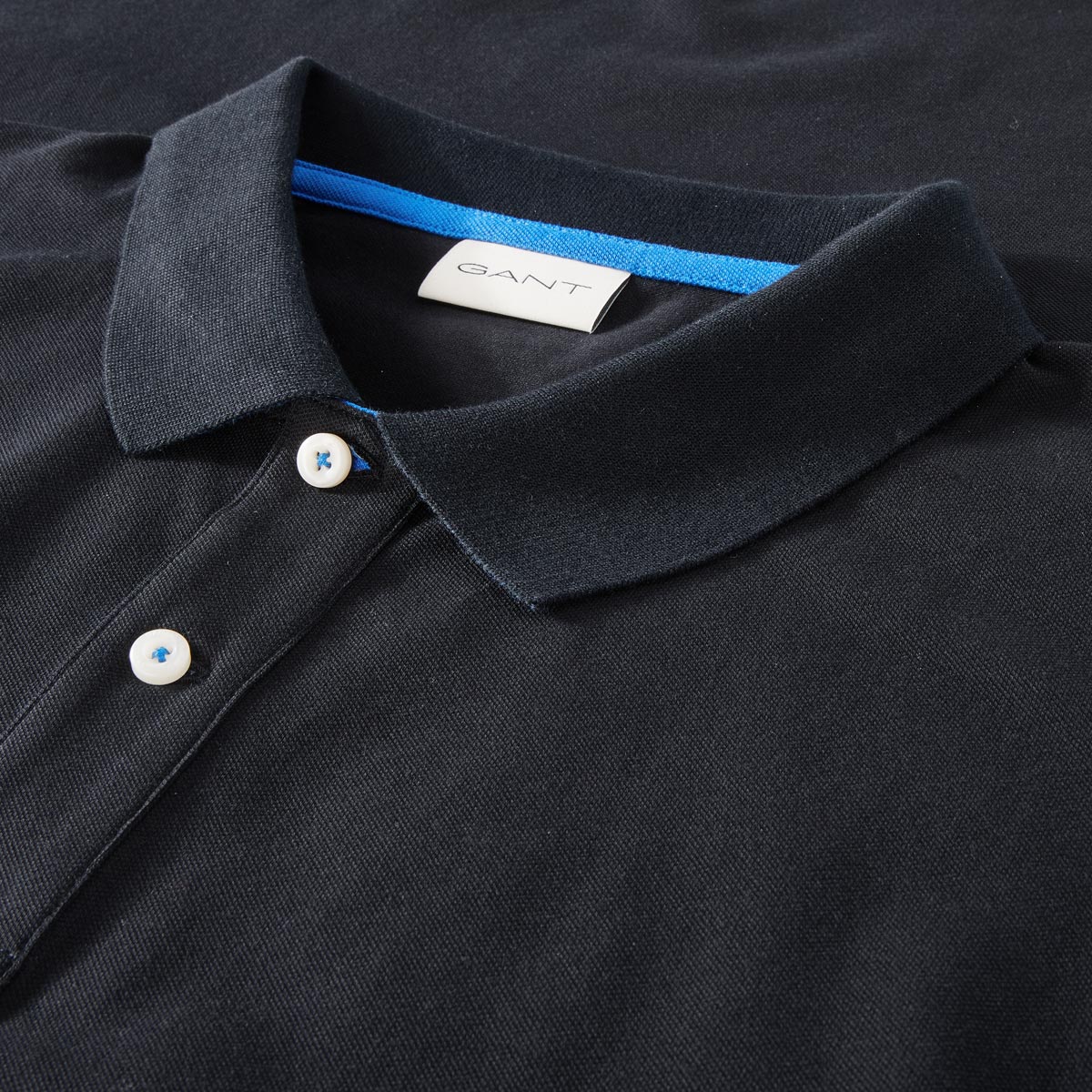 Gant Poloshirt mit Stretch schwarz