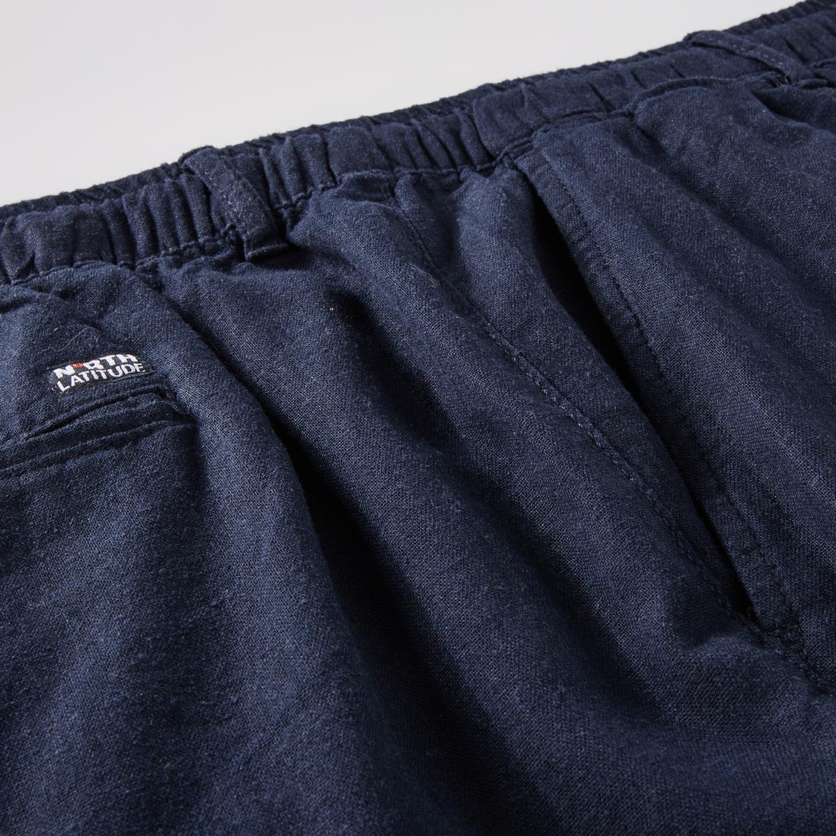 North Chino-Shorts mit Leinen dunkelblau
