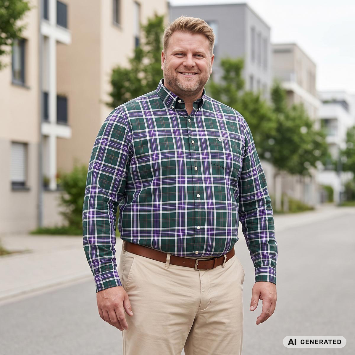 Gant Kariertes Freizeithemd grün