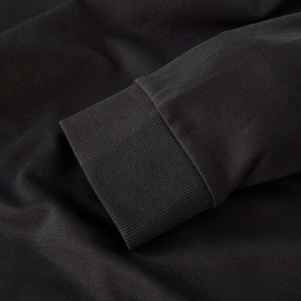 BOSS Langarm-Poloshirt schwarz