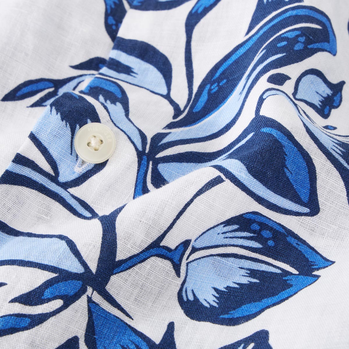 Tommy Hilfiger Freizeithemd aus Leinen weiß