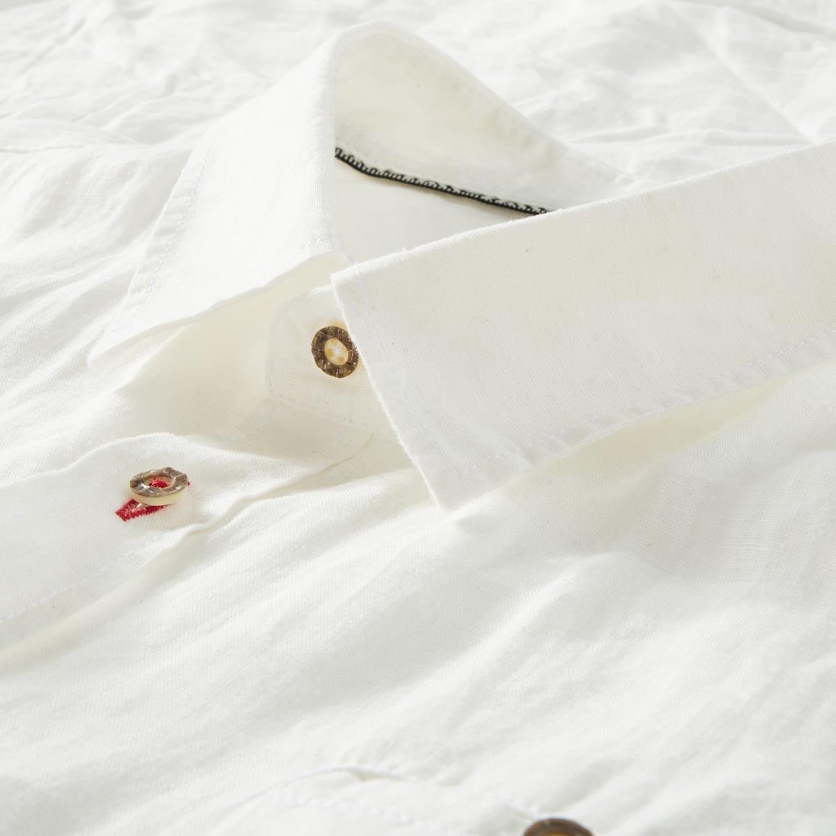 Pfundskerl Trachtenhemd aus Leinen creme