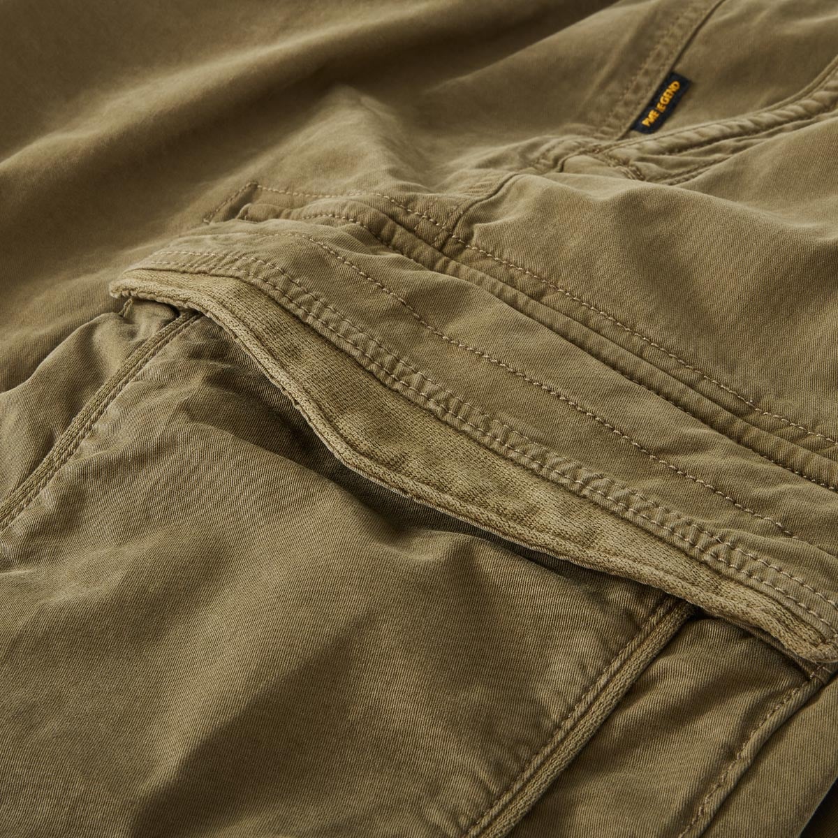 PME LEGEND Stretch-Cargo-Hose, Regular Fit oliv