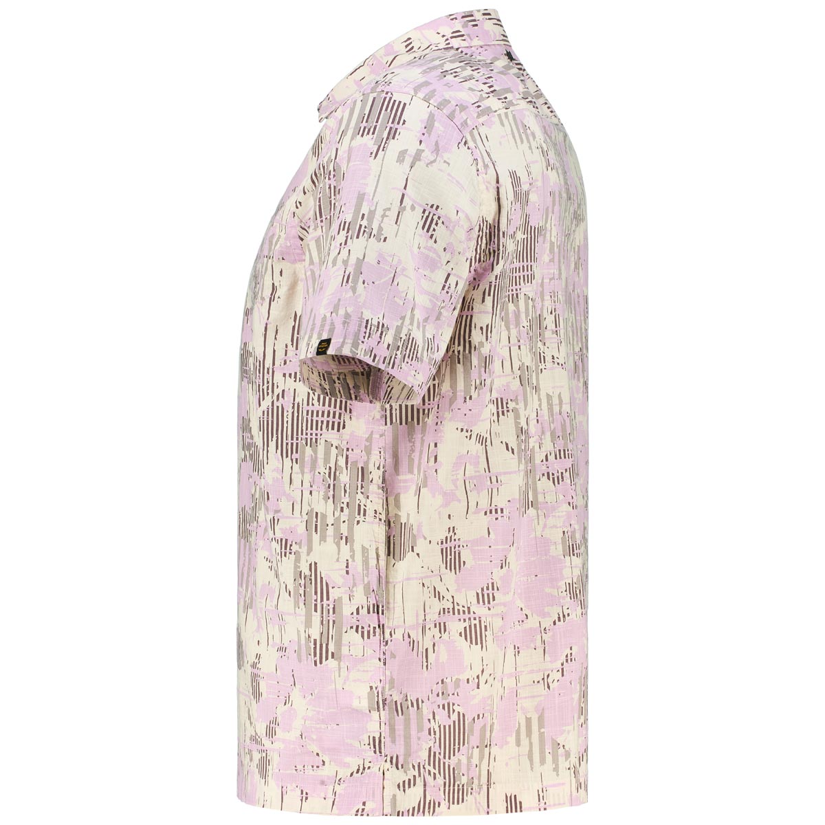 PME LEGEND Freizeithemd mit Allover-Muster flieder