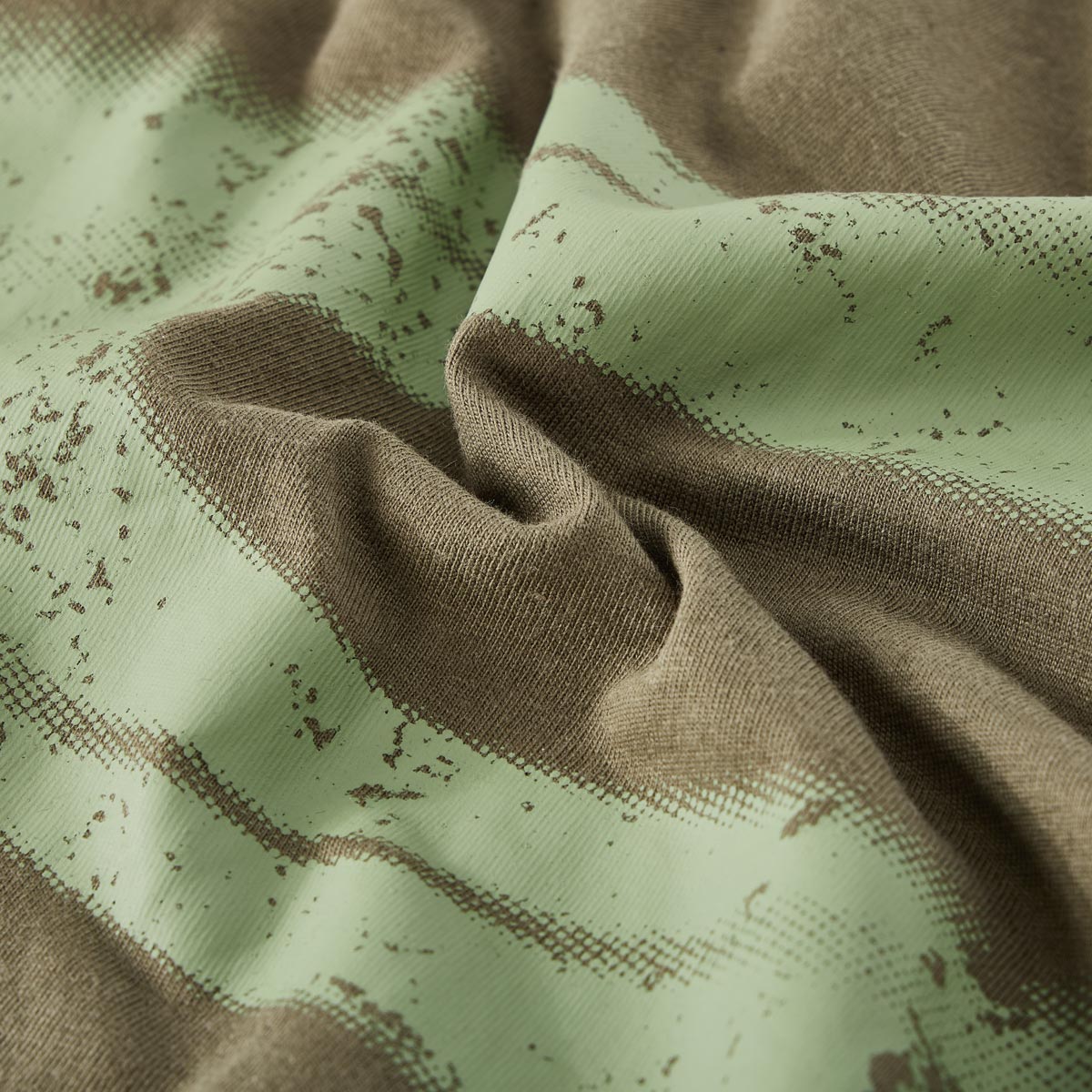 camel active T-Shirt mit Label-Print khaki