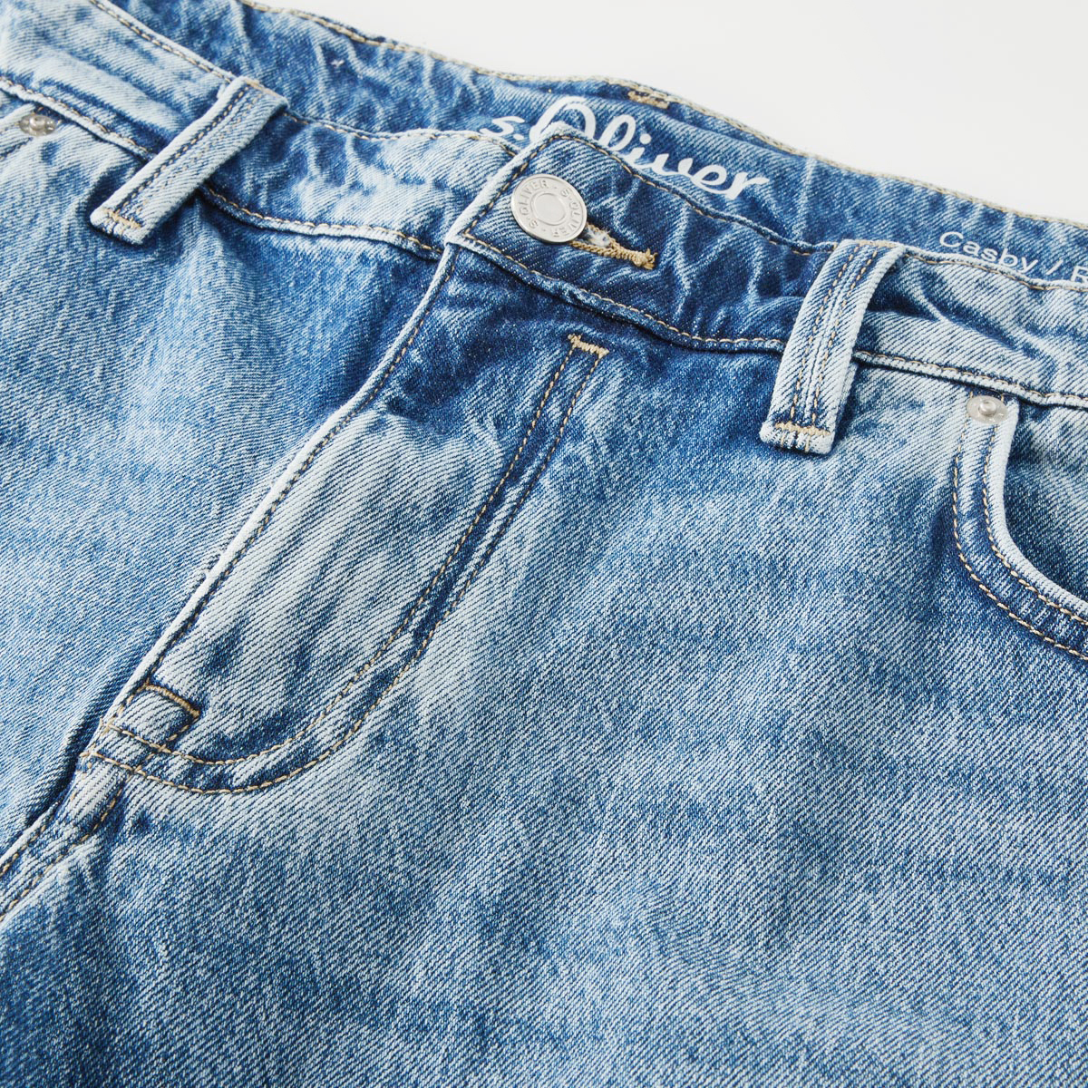 s.Oliver 5-Pocket Jeans mit Elasthan jeansblau