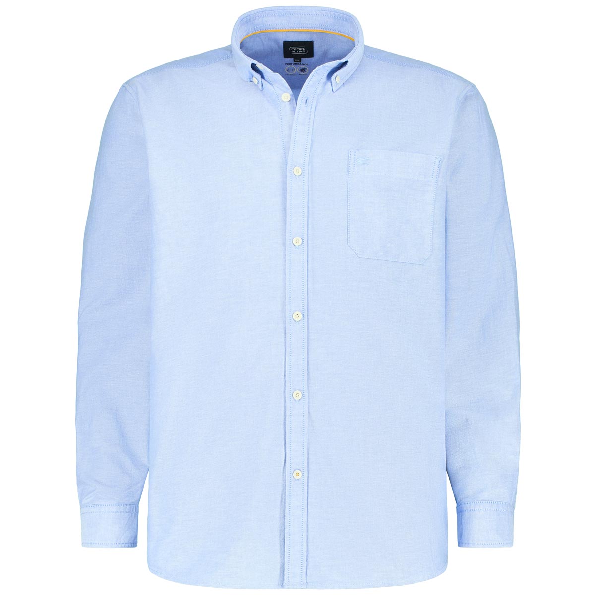 camel active Freizeithemd mit Elasthan Farbe blau Größe: 4XL günstig online kaufen