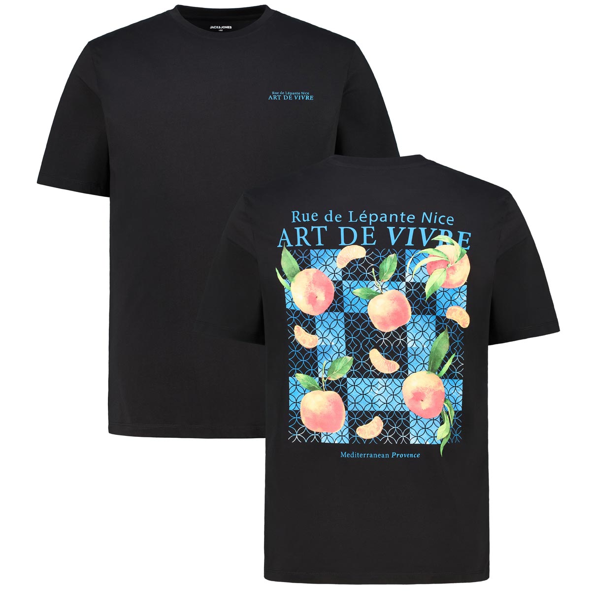 T-Shirt mit Print auf Vorder- und Rückseite