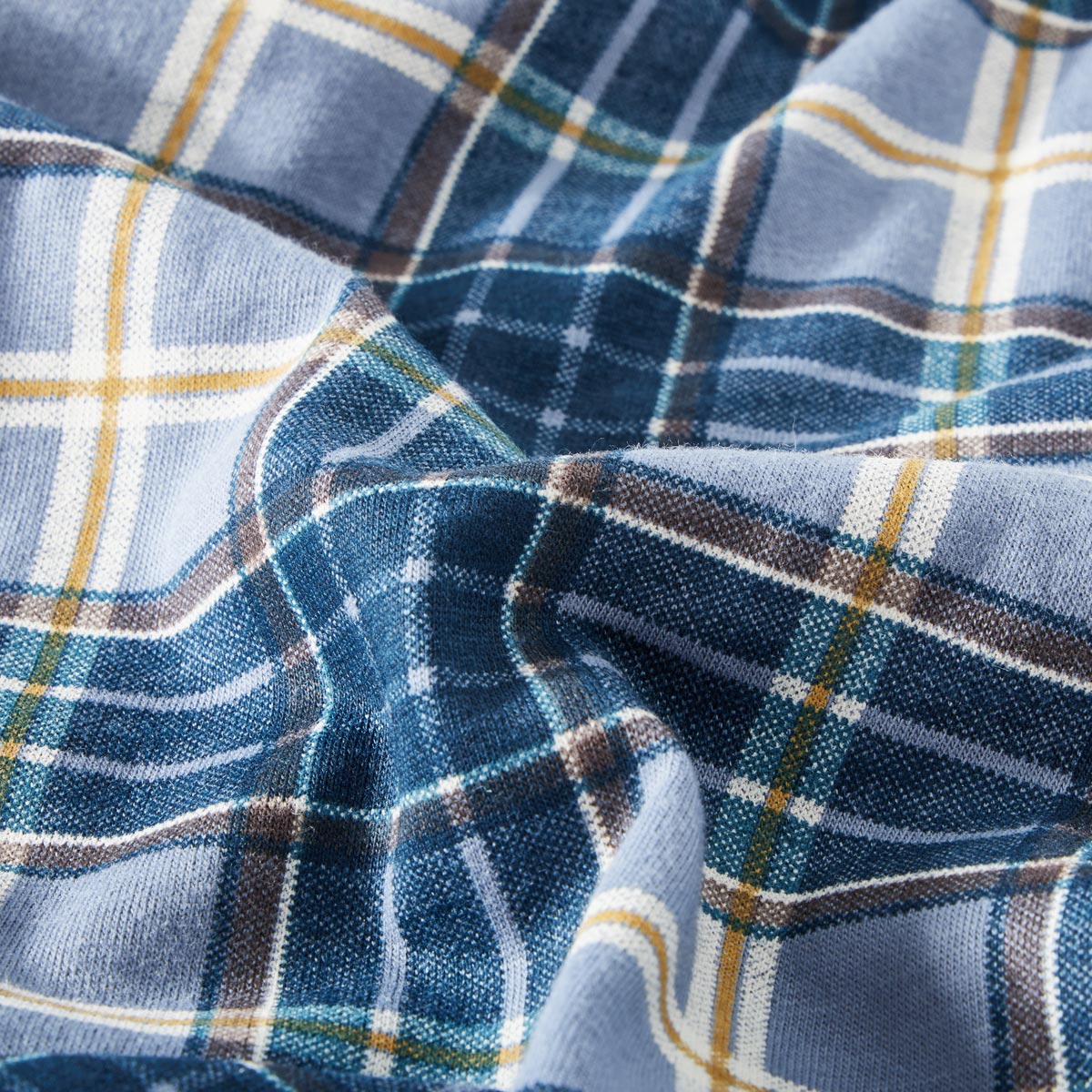 Ceceba Lange Pyjamahose aus Baumwoll-Jersey blau