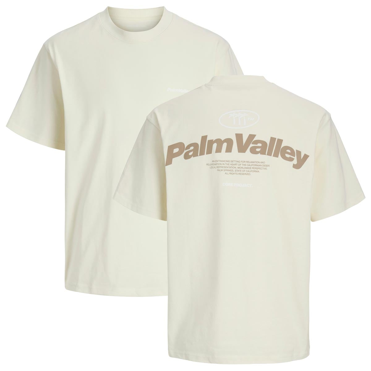 T-Shirt mit Print auf Vorder- und Rückseite T-Shirt mit Print auf Vorder- und Rückseite