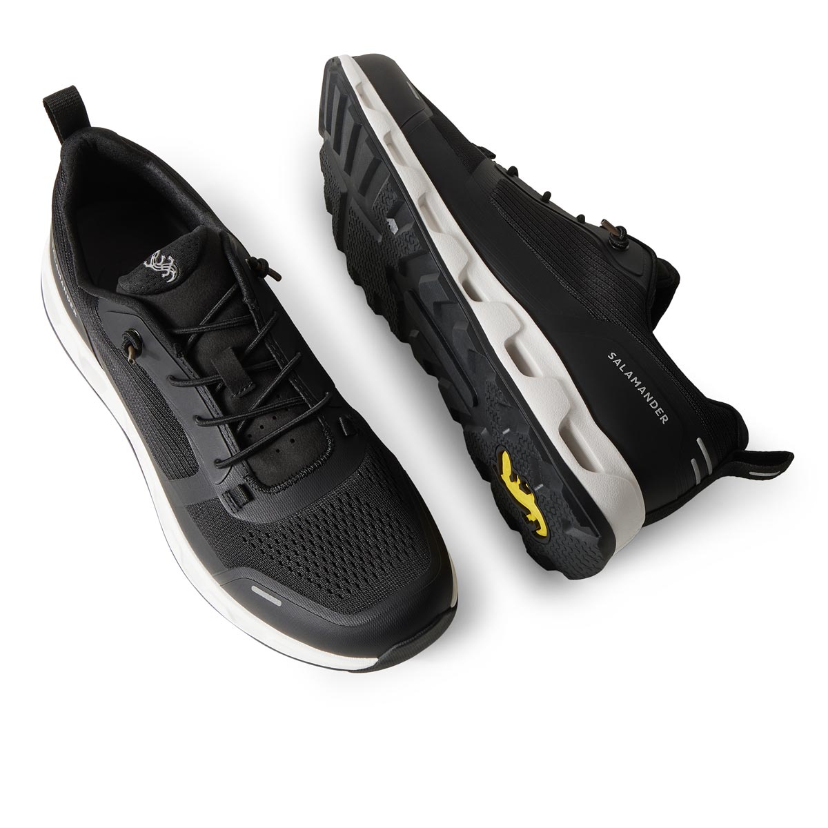 Salamander Sneaker mit elastischen Schnürsenkeln schwarz