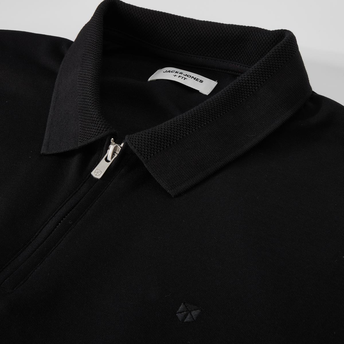 Jack&Jones Poloshirt mit Elasthan schwarz