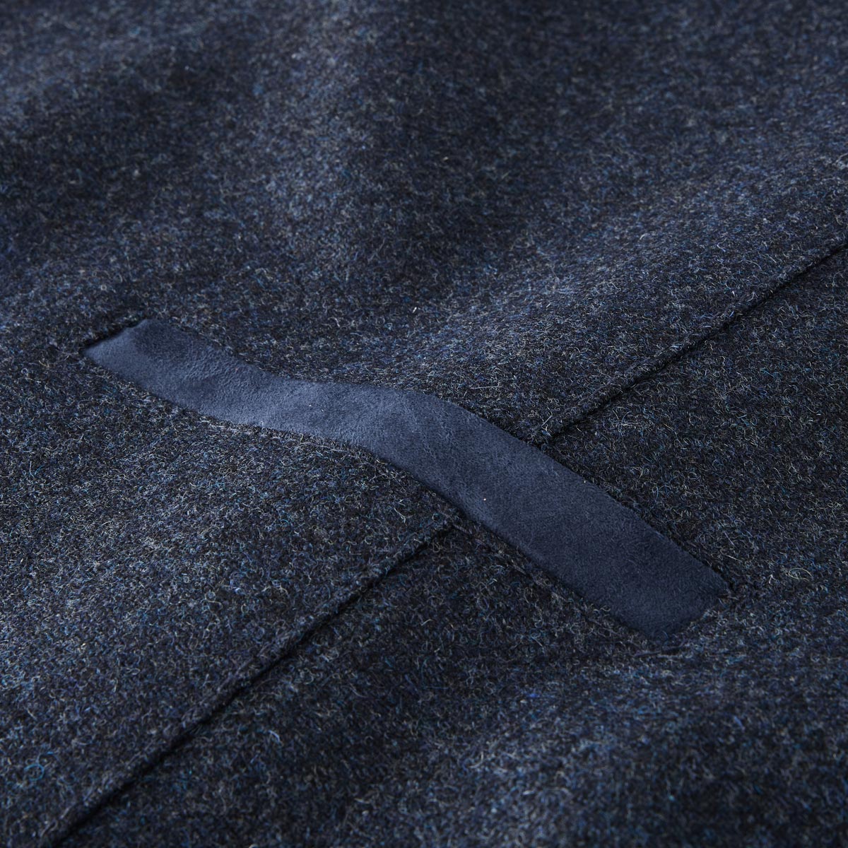 Weis Weste aus Wolle blau