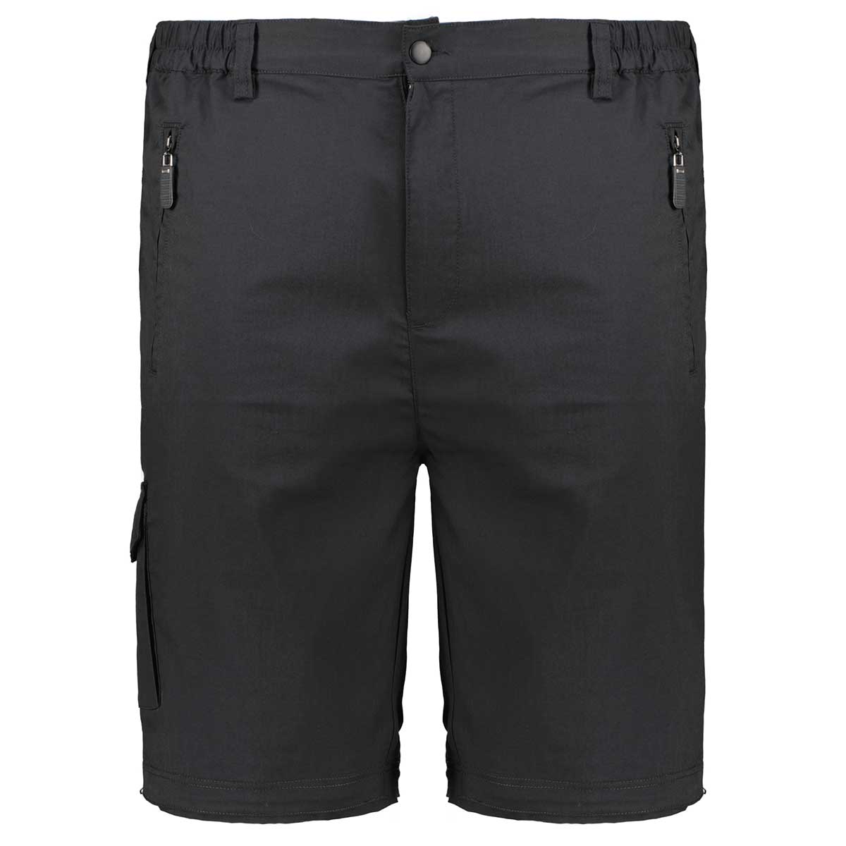 Abraxas Funktionale Zipp-off Trekkinghose mit Stretchbund schwarz