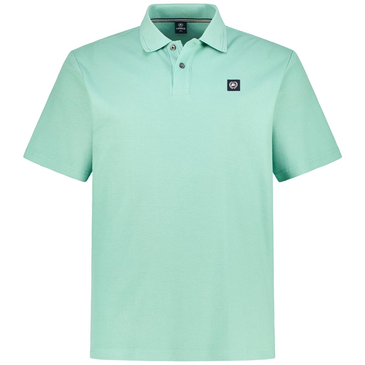 Poloshirt mit Strukturgewebe