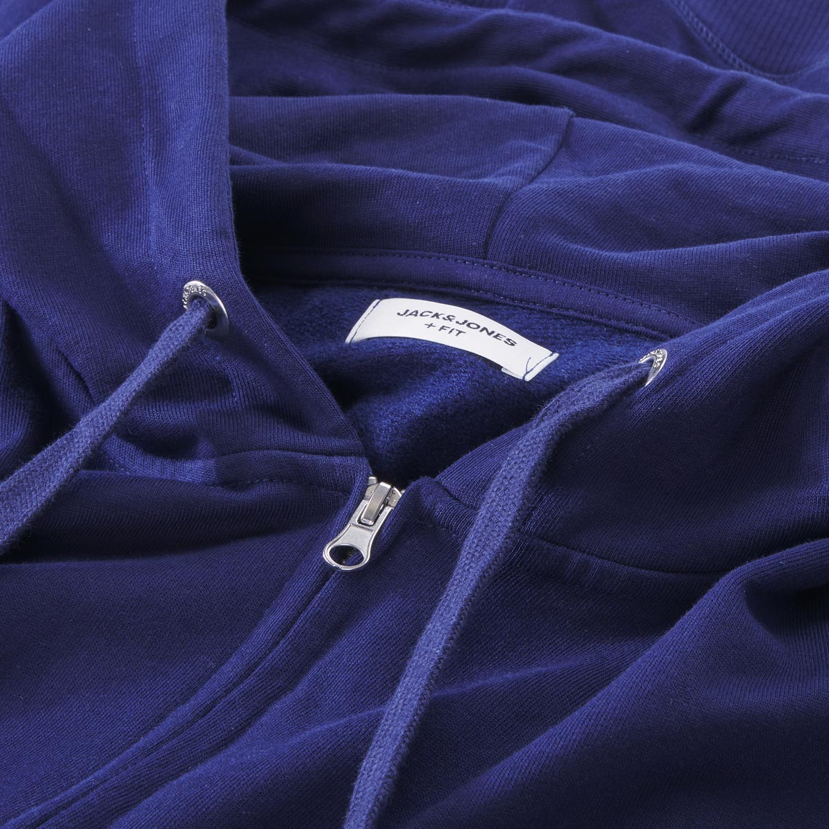 Jack&Jones Kapuzenjacke aus Baumwollmischung blau