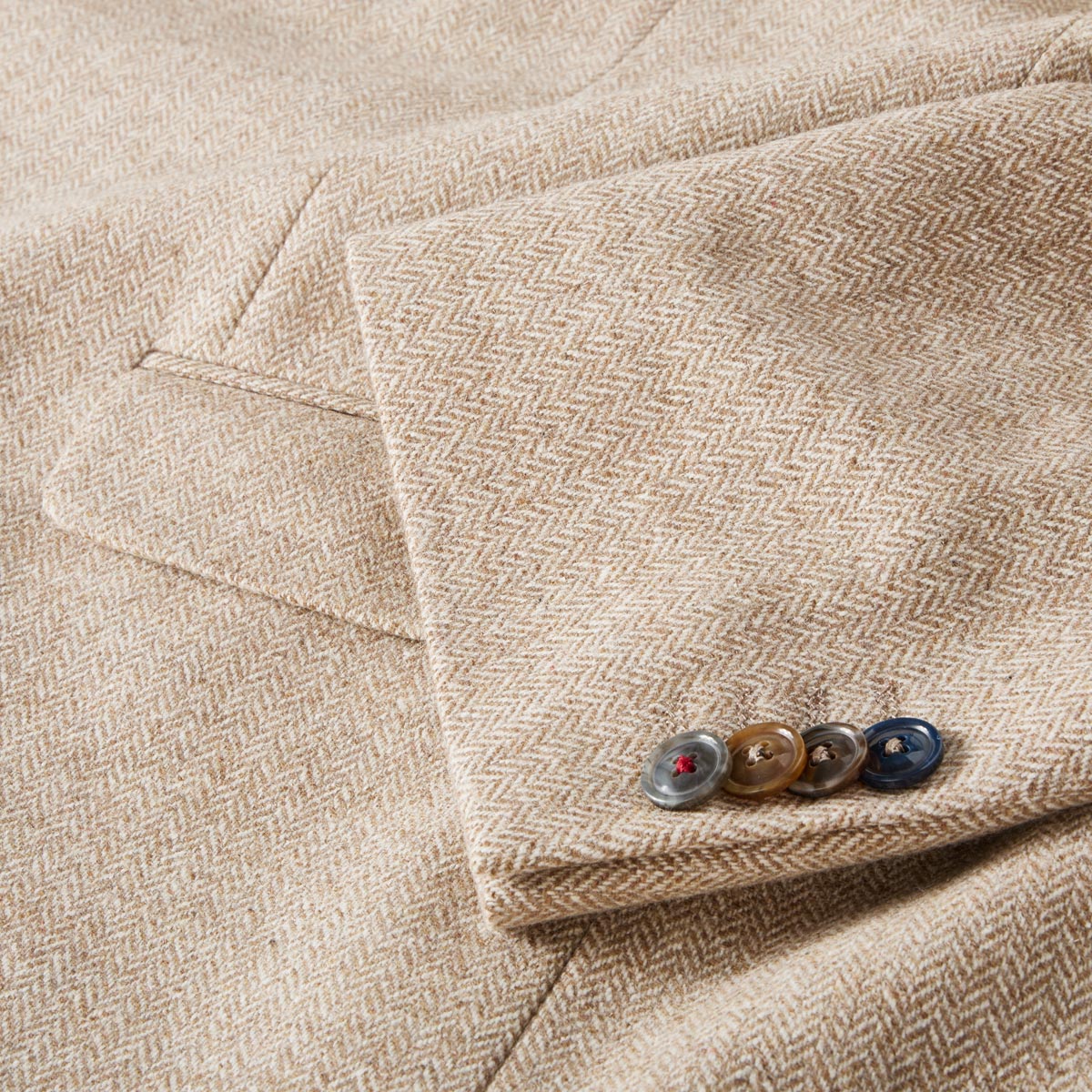 Digel Sakko aus Wollmix mit Stretch beige