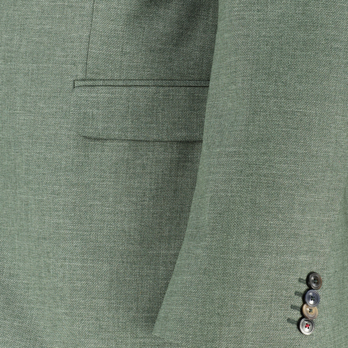 Digel Stretch-Sakko mit feiner Musterung grün