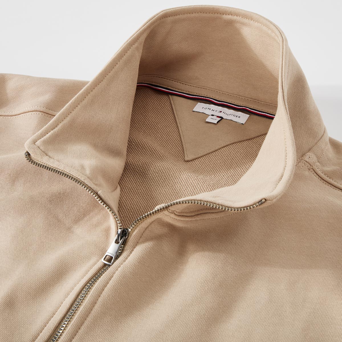 Tommy Hilfiger Sweatshirt aus Baumwolle beige