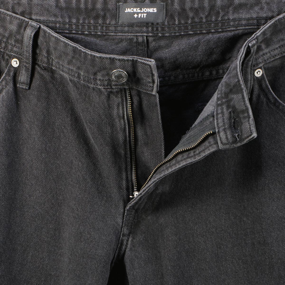 Jack&Jones Jeans "Eddie", Loose Fit schwarz