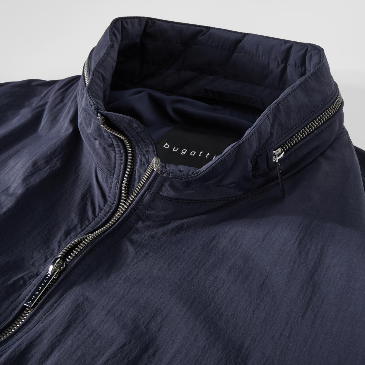 bugatti Blousonjacke mit Stehkragen, wasserabweisend dunkelblau
