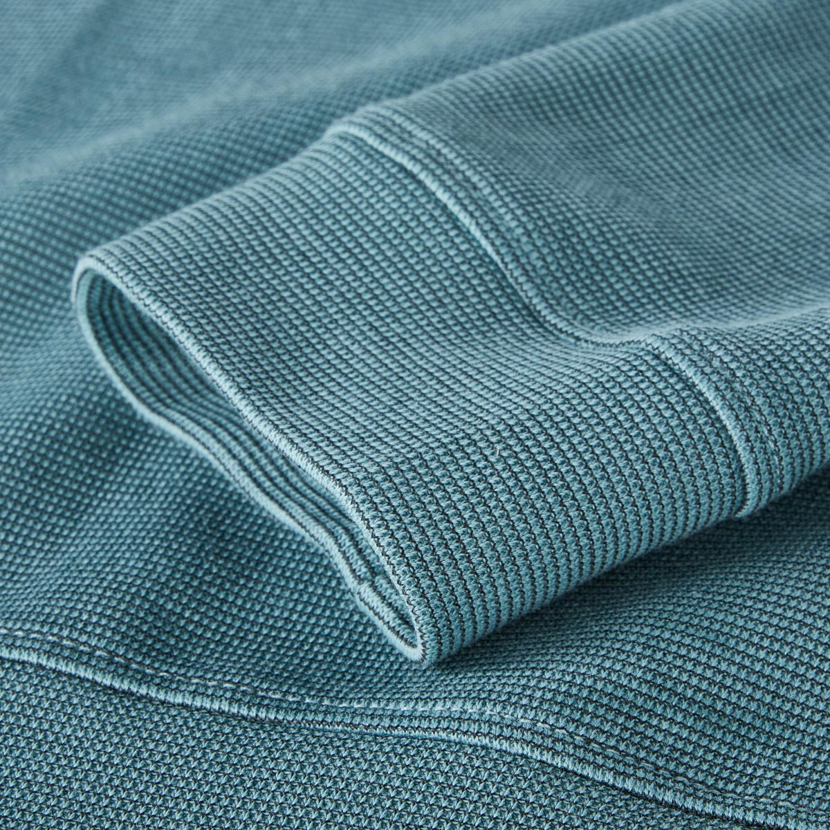 Lerros Sweatshirt aus Baumwolle türkis