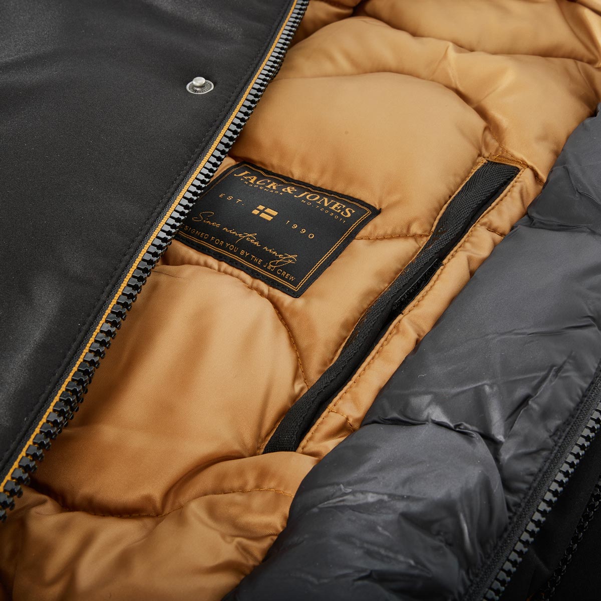 Jack&Jones Softshell Parka, wasserabweisend schwarz