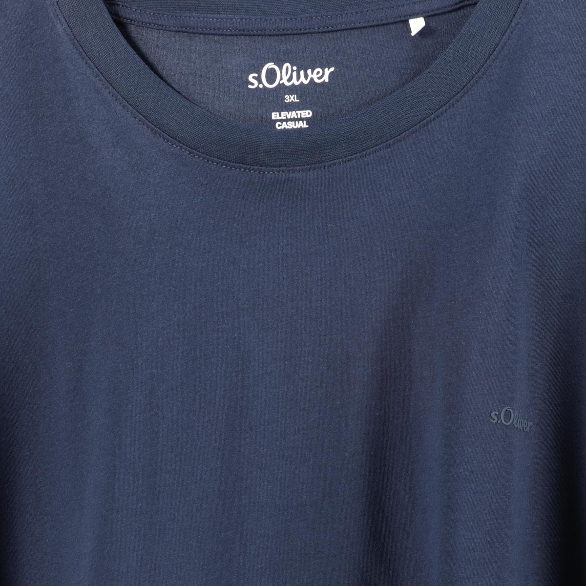 s.Oliver T-Shirt aus Baumwolle blau